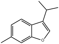 Benzofuran, 3-isopropyl-6-methyl- (6CI) Struktur