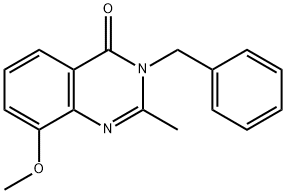 4(3H)-Quinazolinone,  3-benzyl-8-methoxy-2-methyl-  (6CI) Struktur