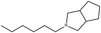 Cyclopenta[c]pyrrole, 2-hexyloctahydro- (6CI) Struktur