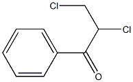 Acetophenone, 2-chloro-2-(chloromethyl)- (6CI) Struktur