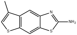 Thieno[3,2-f]benzothiazole, 2-amino-7-methyl- (6CI) Struktur