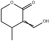 Valeric acid, 5-hydroxy-2-(hydroxymethylene)-3-methyl-, delta-lactone (6CI) Struktur