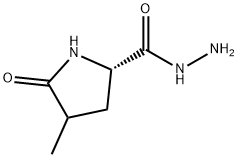 Pyroglutamic acid, 4-methyl-, hydrazide (6CI) Struktur