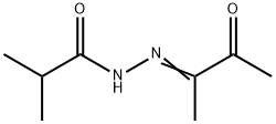 Isobutyric  acid,  1-methylacetonylidenehydrazide  (6CI) Struktur