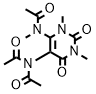 Diacetamide,  N-(1,2,3,4-tetrahydro-1,3-dimethyl-6-N-methylacetamido-2,4-dioxo-5-pyrimidinyl)-  (6CI) Struktur