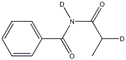 Benzamide-N-d,  N-(1-oxopropyl-2-d)-  (9CI) Struktur