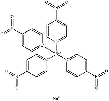 Borate(1-), tetrakis(4-nitrophenyl)-, sodiuM (9CI) Struktur