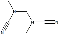 Cyanamide, methylenebis[methyl- (9CI) Struktur