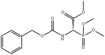 Acetic acid, (diMethoxyphosphinyl)[[(phenylMethoxy)carbonyl]aMino]-, Methyl ester, (S)- (9CI) Struktur