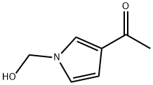 Ketone, 1-(hydroxymethyl)pyrrol-3-yl methyl (8CI) Struktur