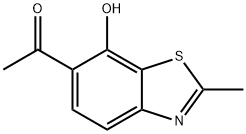 Ketone, 7-hydroxy-2-methyl-6-benzothiazolyl methyl (8CI) Struktur