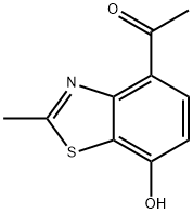 Ketone, 7-hydroxy-2-methyl-4-benzothiazolyl methyl (8CI) Struktur