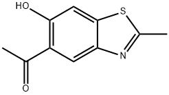 Ketone, 6-hydroxy-2-methyl-5-benzothiazolyl methyl (8CI) Struktur