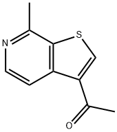 Ketone, methyl 7-methylthieno[2,3-c]pyridin-3-yl (8CI) Struktur