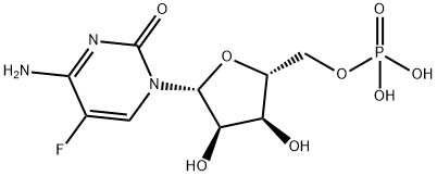 Cytidine, 5-fluoro-, 5'-(dihydrogen phosphate) (8CI) Structure