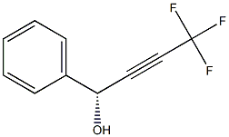 Benzenemethanol, -alpha--(3,3,3-trifluoro-1-propynyl)-, (-alpha-R)- (9CI) Struktur