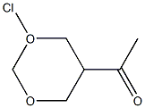 Ketone,  5-chloro-5-m-dioxanyl  methyl  (5CI) Struktur