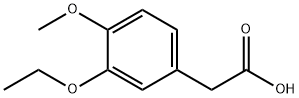 Acetic acid, (3-ethoxy-4-methoxyphenyl)- (5CI) Struktur