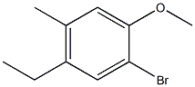 Anisole, 2-bromo-4-ethyl-5-methyl- (5CI) Struktur