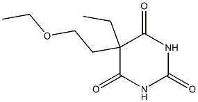 Barbituric acid, 5-(2-ethoxyethyl)-5-ethyl- (4CI) Struktur