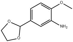 o-Anisidine, 5-(1,3-dioxolan-2-yl)- (5CI) Struktur