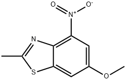 Benzothiazole, 6-methoxy-2-methyl-4-nitro- (4CI) Struktur