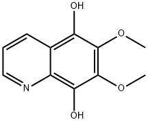 5,8-Quinolinediol, 6,7-dimethoxy- (4CI) Struktur