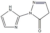 2-Pyrazolin-5-one,  1-(2-imidazolyl)-  (5CI) Struktur