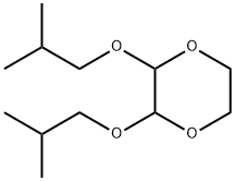 p-Dioxane,  2,3-diisobutoxy-  (4CI) Struktur