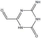 s-Triazine-2-carboxaldehyde, 1,4,5,6-tetrahydro-4-imino-6-oxo- (4CI) Struktur