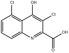 Kynurenic  acid,  3,5-dichloro-  (5CI) Struktur