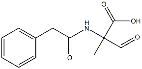 Phenaceturic  acid,  -alpha--formyl--alpha--methyl-  (5CI) Struktur