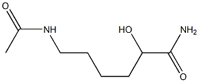 Hexanamide,  6-acetamido-2-hydroxy-  (5CI) Struktur