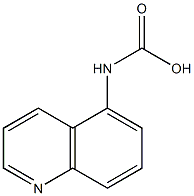 5-Quinolinecarbamic  acid  (3CI) Struktur