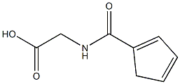 Glycine,  N-cyclopentadienylcarbonyl-  (6CI) Struktur