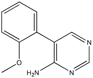 Pyrimidine, 4-amino-5-[o-methoxyphenyl]- (5CI) Struktur