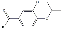 1,4-Benzodioxan-6-carboxylic  acid,  2-methyl-  (6CI) Struktur