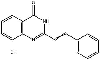 4(3H)-Quinazolinone,  8-hydroxy-2-styryl-  (6CI) Struktur