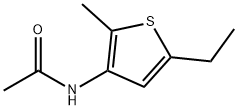 Thiophene,  3-acetamido-5-ethyl-2-methyl-  (5CI) Struktur