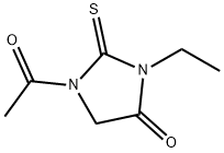 Hydantoin,  1-acetyl-3-ethyl-2-thio-  (5CI) Struktur