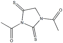 Hydantoin,  1,3-diacetyl-2,4-dithio-  (5CI) Struktur