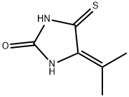 Hydantoin,  5-isopropylidene-4-thio-  (5CI) Struktur