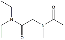 Acetamide,  N,N-diethyl-2-N-methylacetamido-  (5CI) Struktur