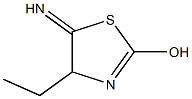 2-Thiazolin-2-ol,  4-ethyl-5-imino-  (5CI) Struktur