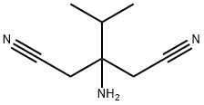 Glutaronitrile,  3-amino-3-isopropyl-  (5CI) Struktur