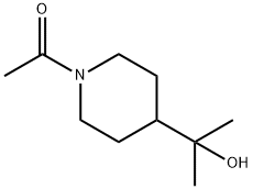 4-Piperidinemethanol,  1-acetyl--alpha-,-alpha--dimethyl-  (4CI) Struktur