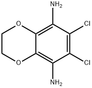 1,4-Benzodioxan-5,8-diamine,  6,7-dichloro-  (5CI) Struktur