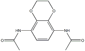 1,4-Benzodioxan,  5,8-diacetamido-  (5CI) Struktur