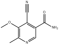 Nicotinamide,  4-cyano-5-methoxy-6-methyl-  (4CI) Struktur