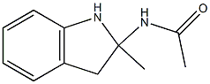 Indoline,  2-acetamido-2-methyl-  (2CI) Struktur